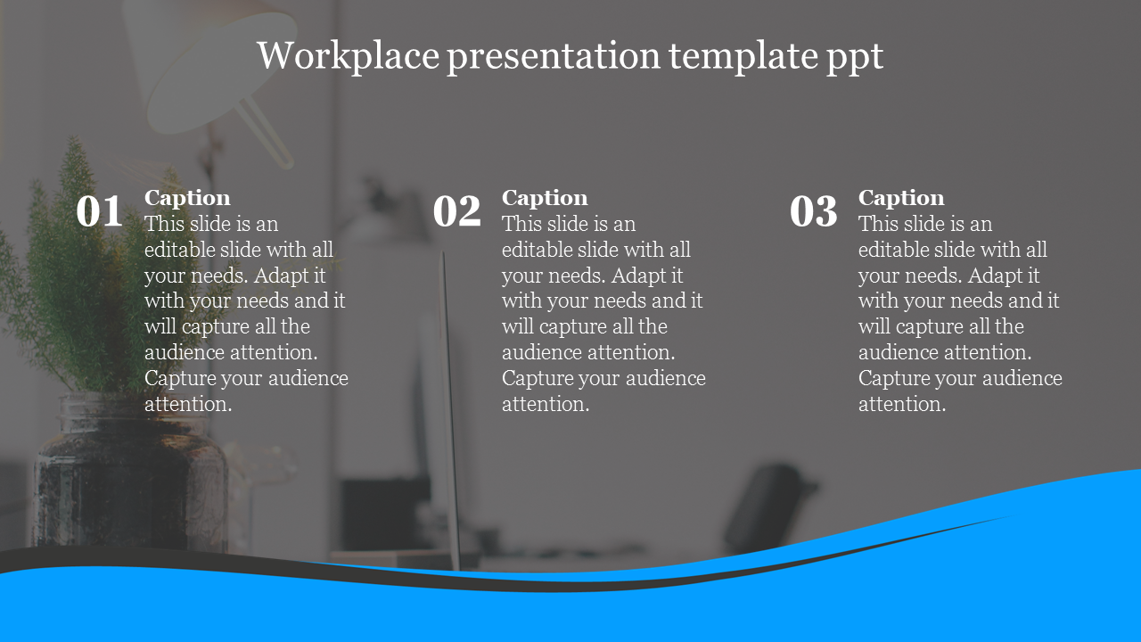 Free - Stunning Workplace Presentation Template PPT Design